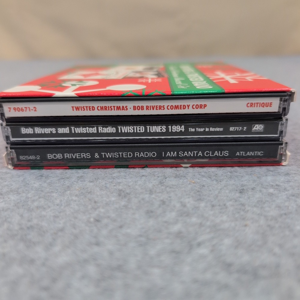 Bob Rivers & Twisted Radio Twisted Christmas 3 CD Boxed Set 1994 82714-2 - Picture 3 of 3